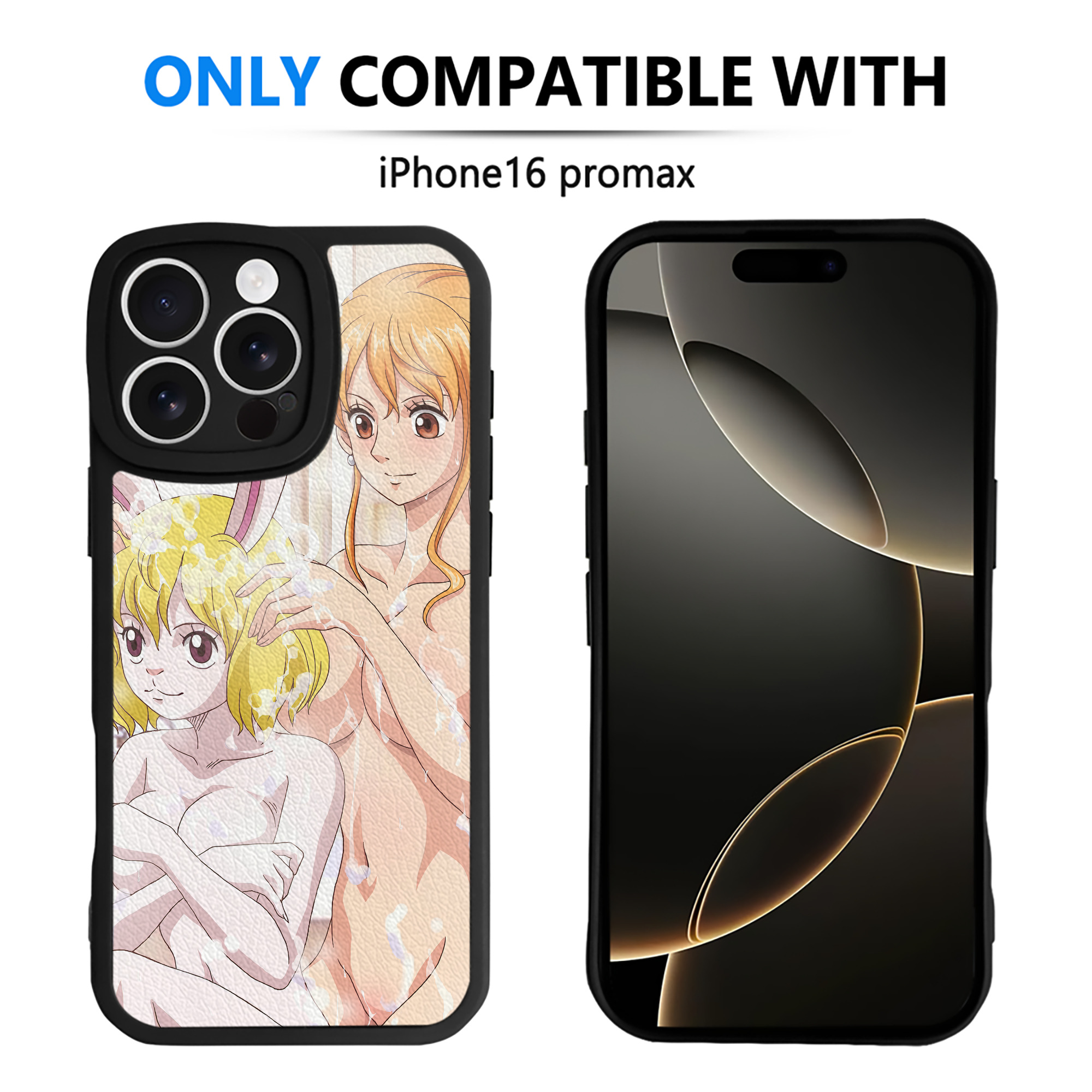 （画像用） ワンピース ONE PIECE 【iPhone 16シリーズ対応】シリコンスマホケース（レザー調） 材質：シリコン